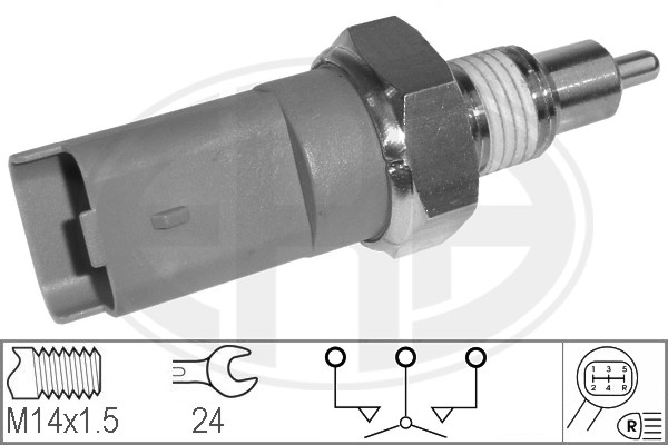 ERA 330543 Датчик заднего хода Замена - 330804. DACIA: LOGAN (LS) 1.4 (LSOA, LSOC, LSOE, LSOG)/1.5 dCi (LS0J, LS0Y)/1.5 dCi (LS0K)/1.5 dCi
