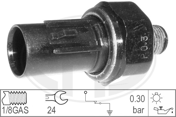 ERA 330566 Датчик, давление масла HYUNDAI ACCENT, SANTA FE I