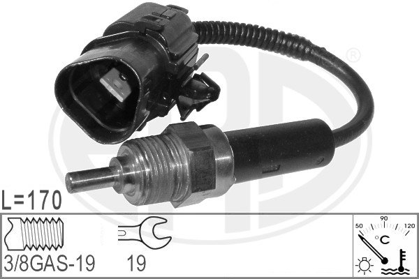 ERA 330574 Датчик температуры ОЖ HYUNDAI ACCENT/GETZ 330574