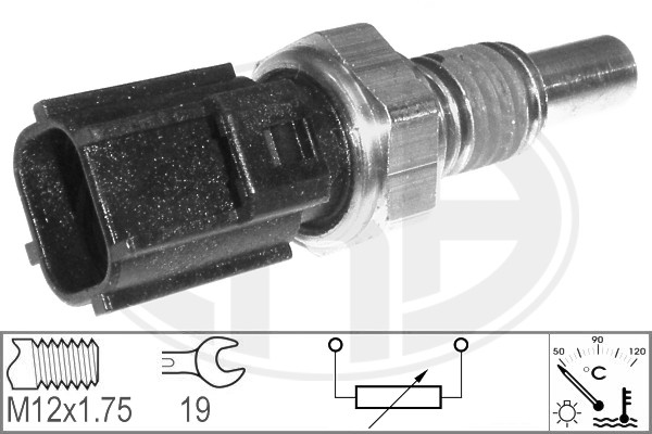 ERA 330584 Датчик температуры охлаждающей жидкости. FORD FOCUS 1.4/1.6 98-04