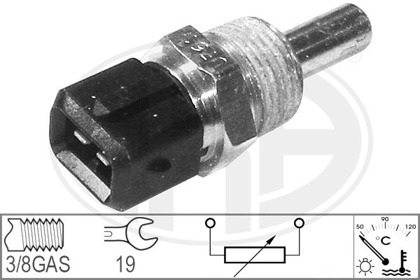 ERA 330642 Датчик температуры ОЖ HYUNDAI/KIA/MITSUBISHI 330642