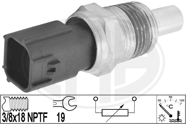 ERA 330869 Датчик, температура ОЖ CHRYSLER/JEEP