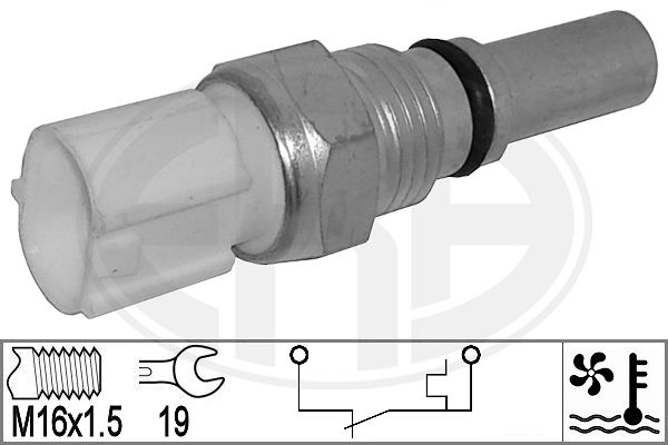 ERA 330885 Датчик, включение вентилятора TOYOTA