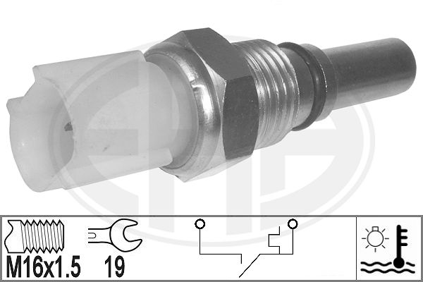 ERA 330886 Датчик, включение вентилятора TOYOTA 2.0 D-4D