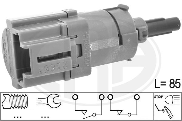 ERA 330940 Датчик, включение стоп-сигнала CITROEN/PEUGEOT 06->