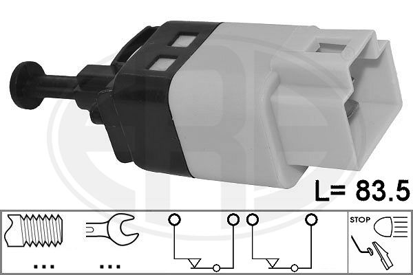 ERA 331008 Датчик, включение стоп-сигнала CHEVROLET AVEO/KALOS, DAEWOO MATIZ