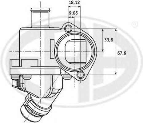 ERA 350161 Термостат VAG A4/PASSAT 1.8T/2.0 00-04/04-08