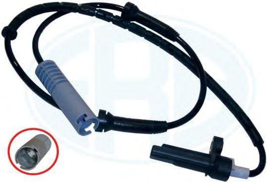 ERA 560009 Датчик, частота вращения колеса BMW E39 2.0-4.4 95-98 зад.