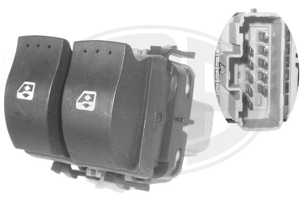 ERA 662450 Выключатель, стеклоподъемник RENAULT MEGANE II