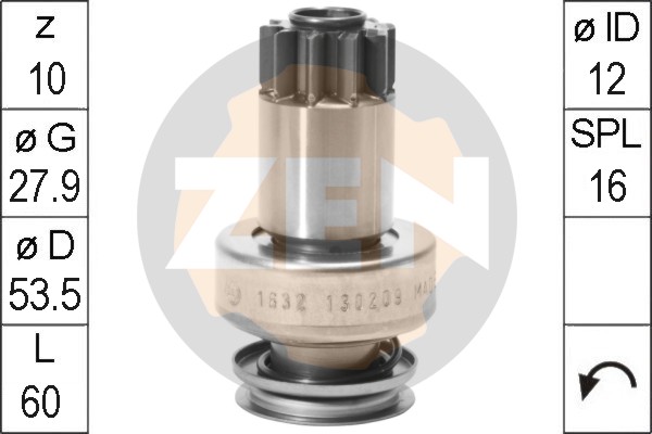ERA ZN1632 Бендикс AUDI/VW 1.6-2.0 FSI