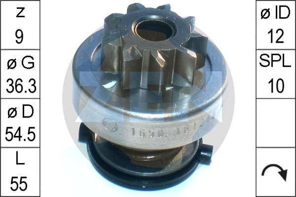 ERA ZN1650 Бендикс CITROEN/FIAT/IVECO/PEUGEOT