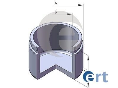 ERT 150556C Поршень тормозного суппорта D45 TOYOTA: LAND CRUISER J12 4.0, 3.0 D-4D 03-