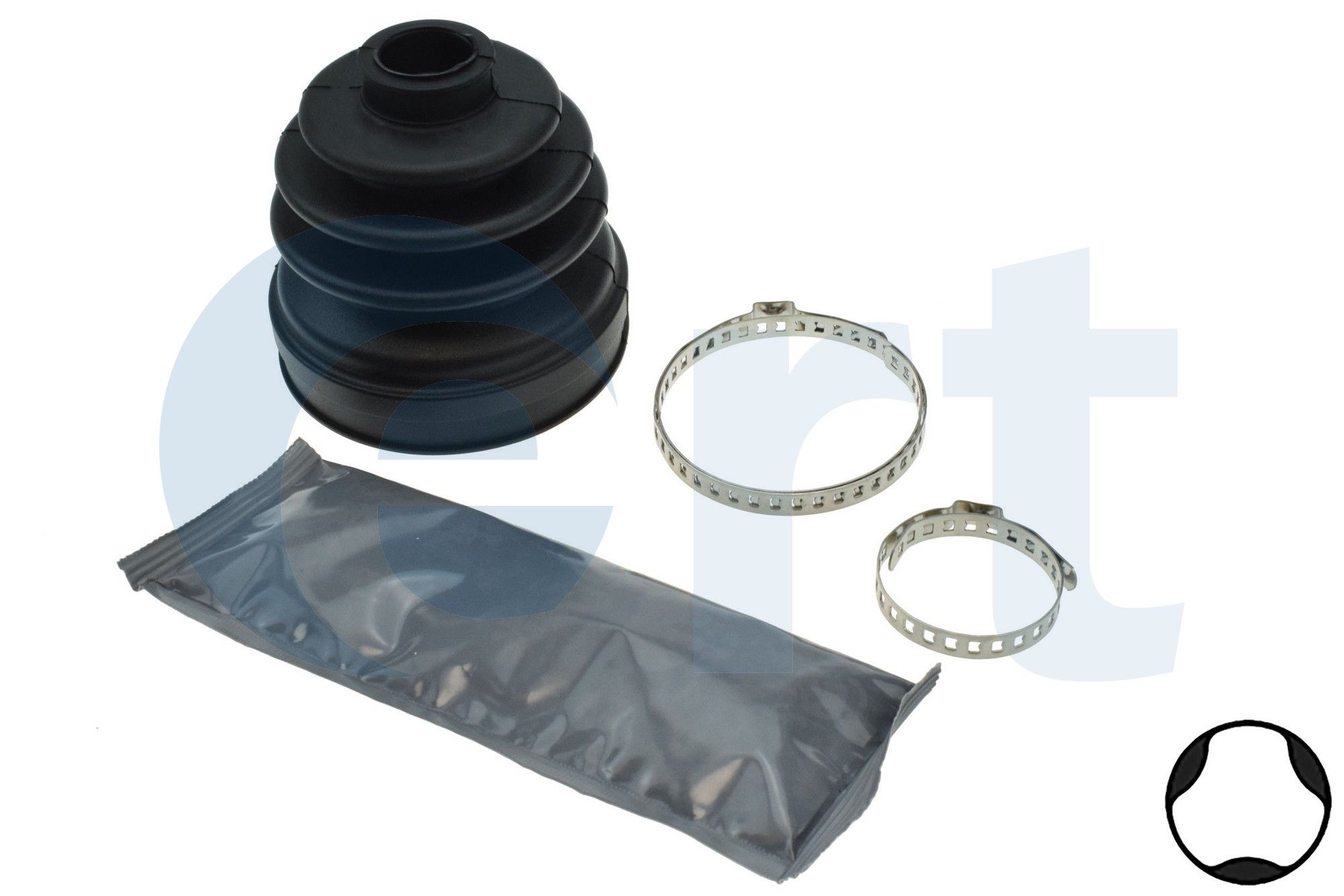 ERT 500365 Пыльник ШРУСа внутр к-кт AUDI: A3 03-12, A3 Sportback 04-, A4 00-04, A4 04-08, A4 Avant 01-04, A4 Avant 04-08, A6 04-11, A6 Avant 05-11, A8 02-10, TT 98-06