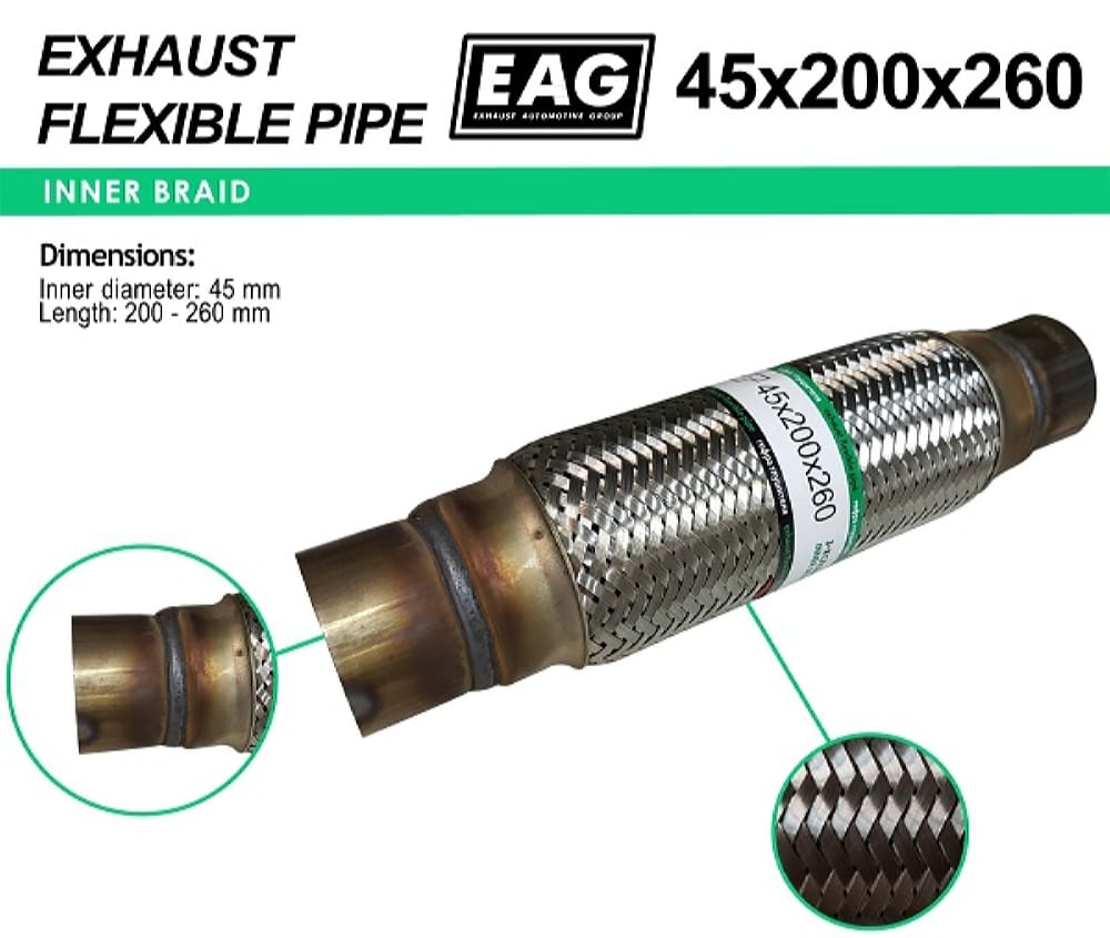 EUROEX 45X200X2603 Гофра глушителя