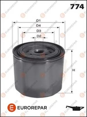 EUROREPAR 1609563780 Фильтр масляный