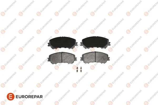 EUROREPAR 1667814380 Колодки тормозные NISSAN QASHQAI 14- передние