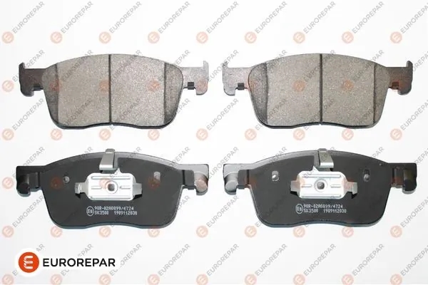 EUROREPAR 1675991780 Колодки торм.перед.