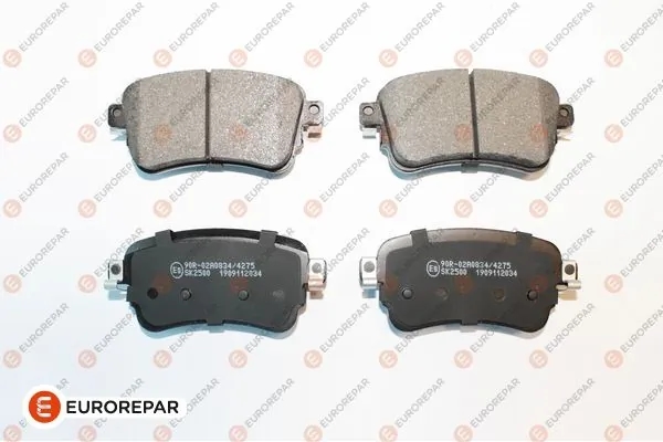 EUROREPAR 1675991880 Колодки торм.