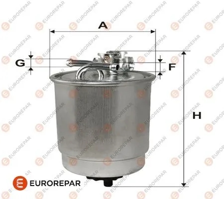 EUROREPAR E148105 Фильтр топливный FORD GALAXY 1.9 TDI