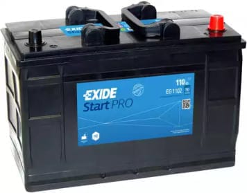 EXIDE EG1102 Аккумулятор exide heavy professional 12v 110ah 750a 349x175x235 полярность 0 тип клеммы 1 b1 купить в Самаре