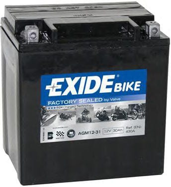 EXIDE agm1231 Аккумуляторная батарея exide agm [12v 30ah 430a]