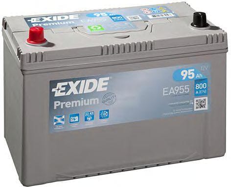 EXIDE ea955 Аккумуляторная батарея premium [12v 95ah 800a korean b1]