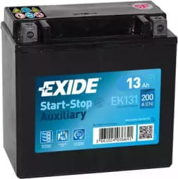 EXIDE EK131 АКБ EXIDE MICRO-HYBRID 12V 200А 13Ah 200 A +/- 150x90x145