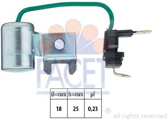 FACET 0017996 Конденсатор, система зажигания купить в Самаре