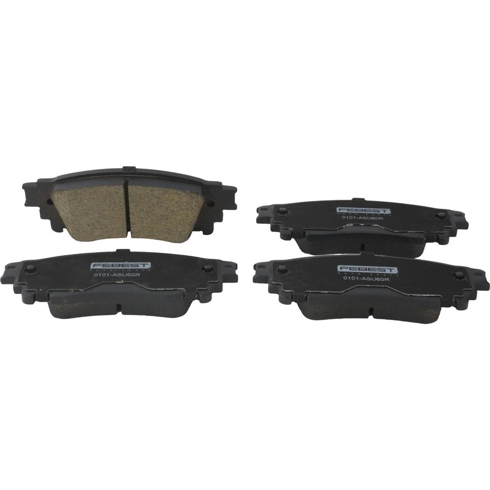 FEBEST 0101ASU60R Колодки тормозные задние (с противоскрипной пластиной)