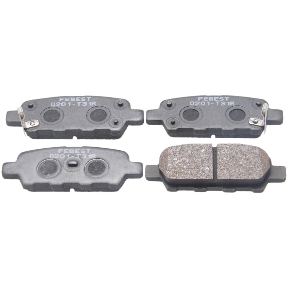 FEBEST 0201T31R Колодки тормозные задние