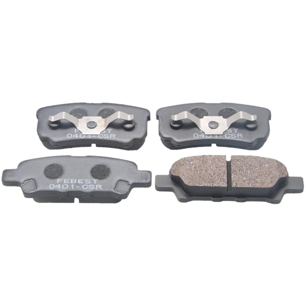 FEBEST 0401CSR Колодки тормозные задние