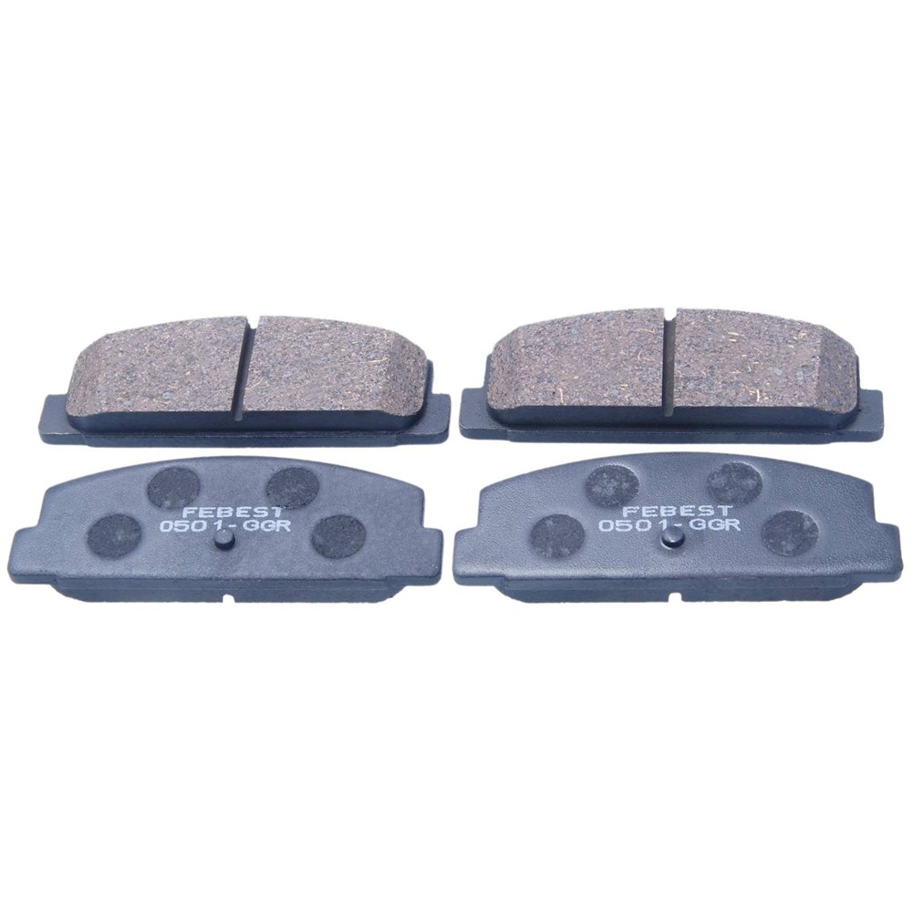 FEBEST 0501GGR Колодки тормозные задние