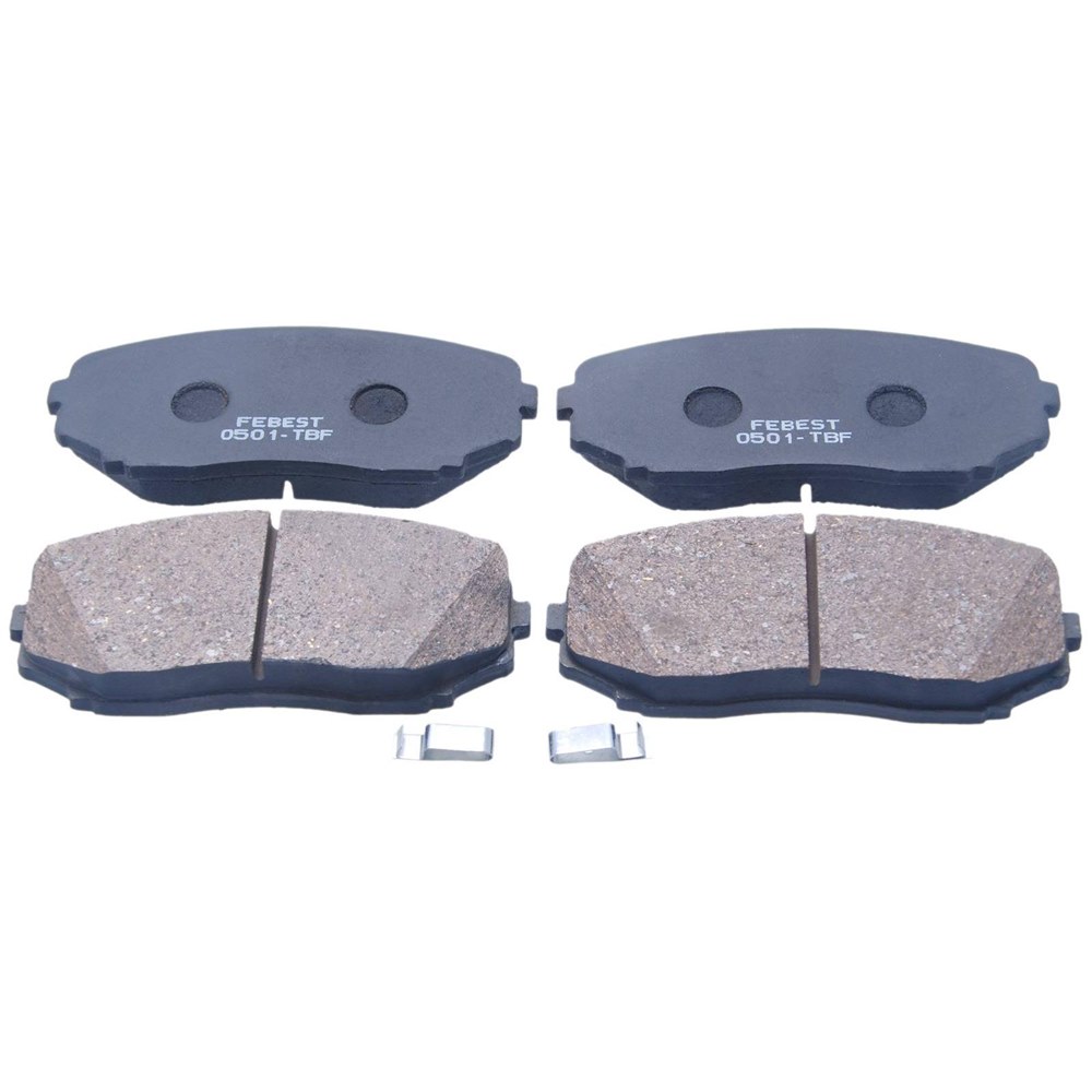 FEBEST 0501TBF Колодки тормозные передние