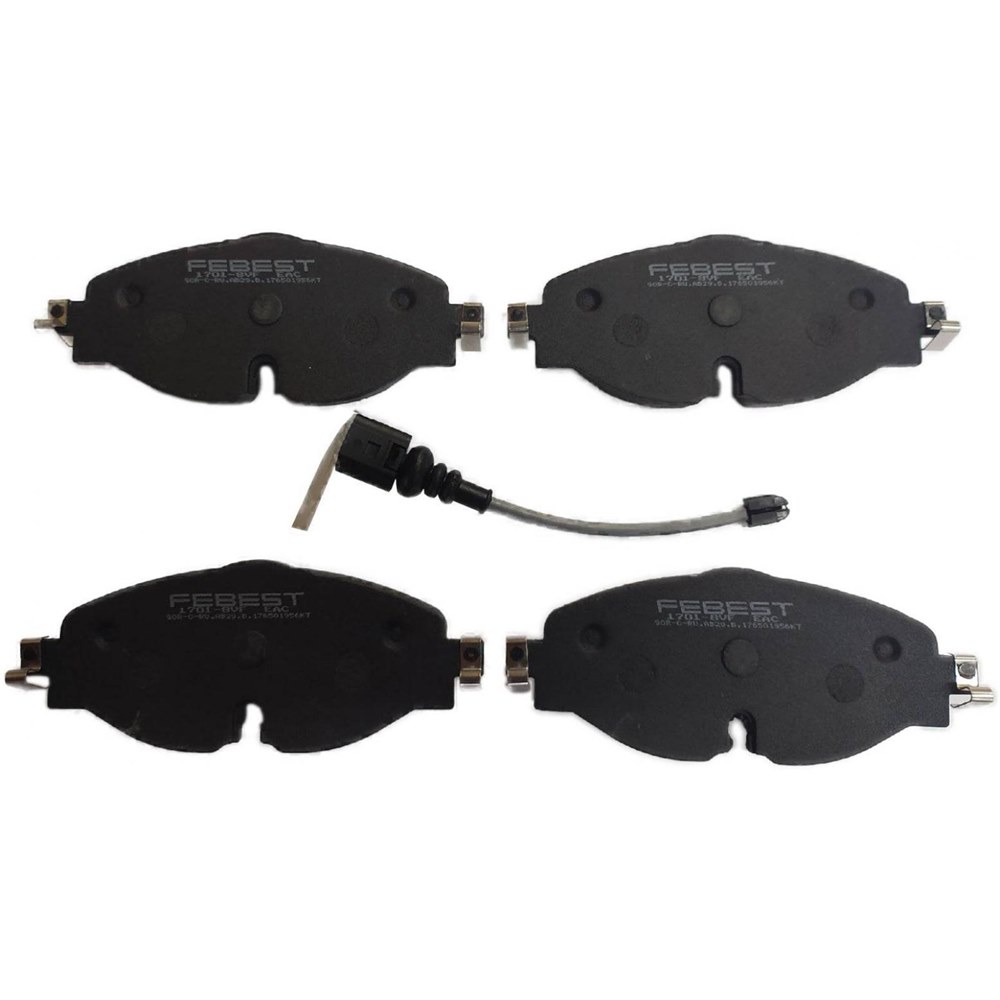 FEBEST 17018VF Колодки тормозные AUDI A3/SKODA OCTAVIA/VW GOLF 12-/PASSAT 14- передние