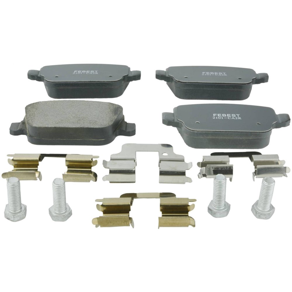 FEBEST 2101CA2R Колодки тормозные FORD GALAXY/MONDEO/S-MAX/VOLVO S80/XC70/FREELANDER 06- задние