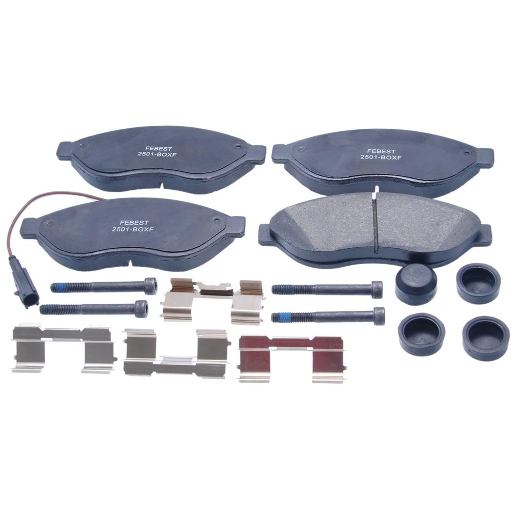 FEBEST 2501BOXF Колодки тормозные передние комплект