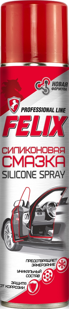 FELIX 411040016 Смазка cиликоновая аэрозоль 400мл