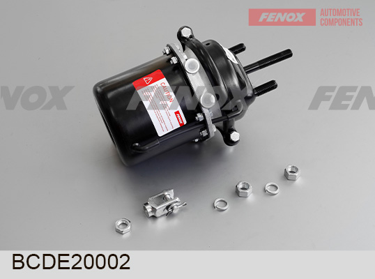 FENOX BCDE20002 КАМЕРА ТОРМОЗНАЯ Тип 20/20 (энергоаккумулятор, бочка), шпильки М16*1,5 (120мм), шток М16*1,5, вылет