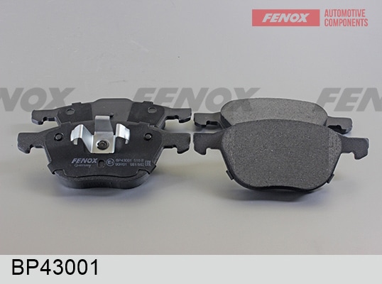 FENOX BP43001 Колодки тормозные FORD FOCUS II 04-/III 10-/MAZDA 3 03-/VOLVO S40 04- передний