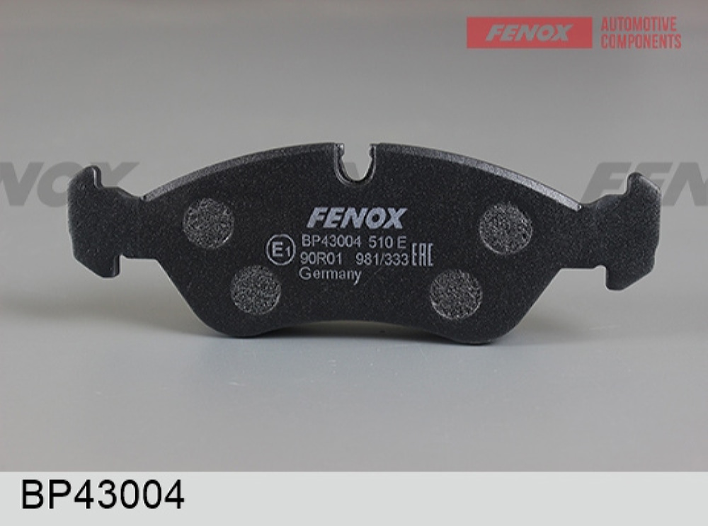 FENOX BP43004 Колодки тормозные дисковые | перед прав/лев |