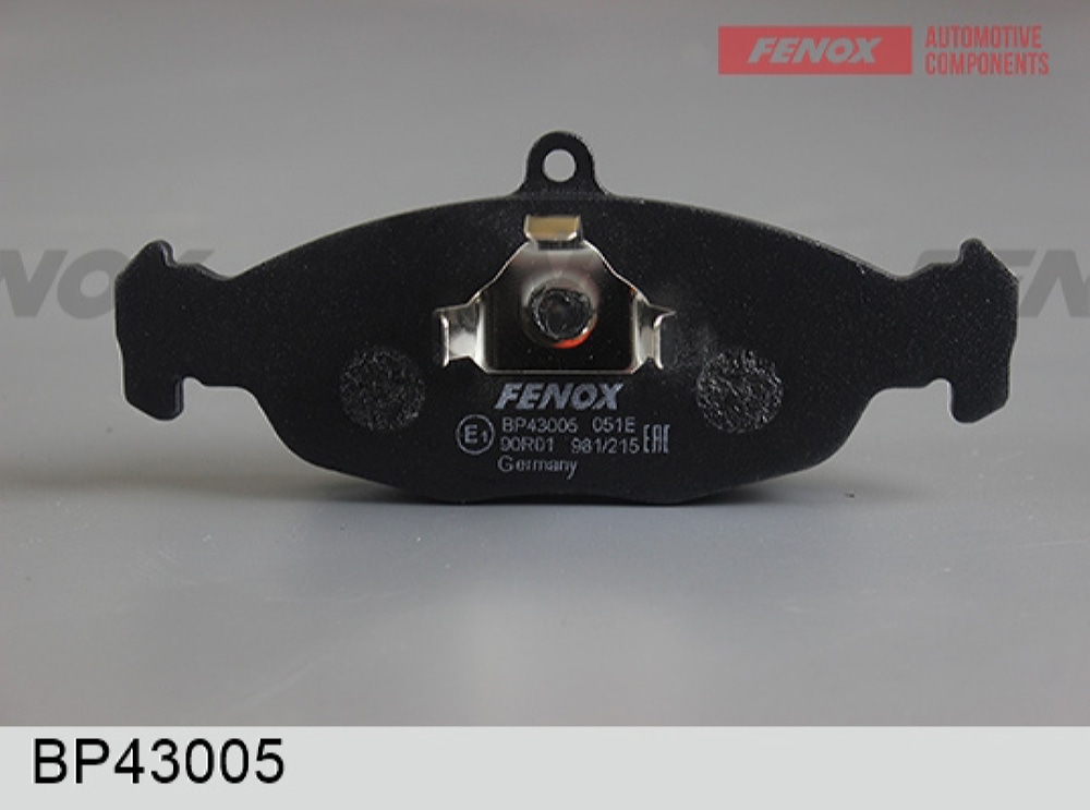 FENOX BP43005 Колодки тормозные дисковые Daewoo Lanos 97- 13, Whell, Nexia 95-97, Cielo 95-97, Opel Astra F 91-98,