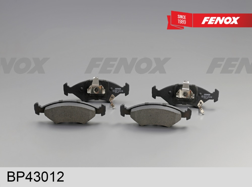 FENOX BP43012 Колодки тормозные KIA SEPHIA/SHUMA 1.5-1.8 95- передние