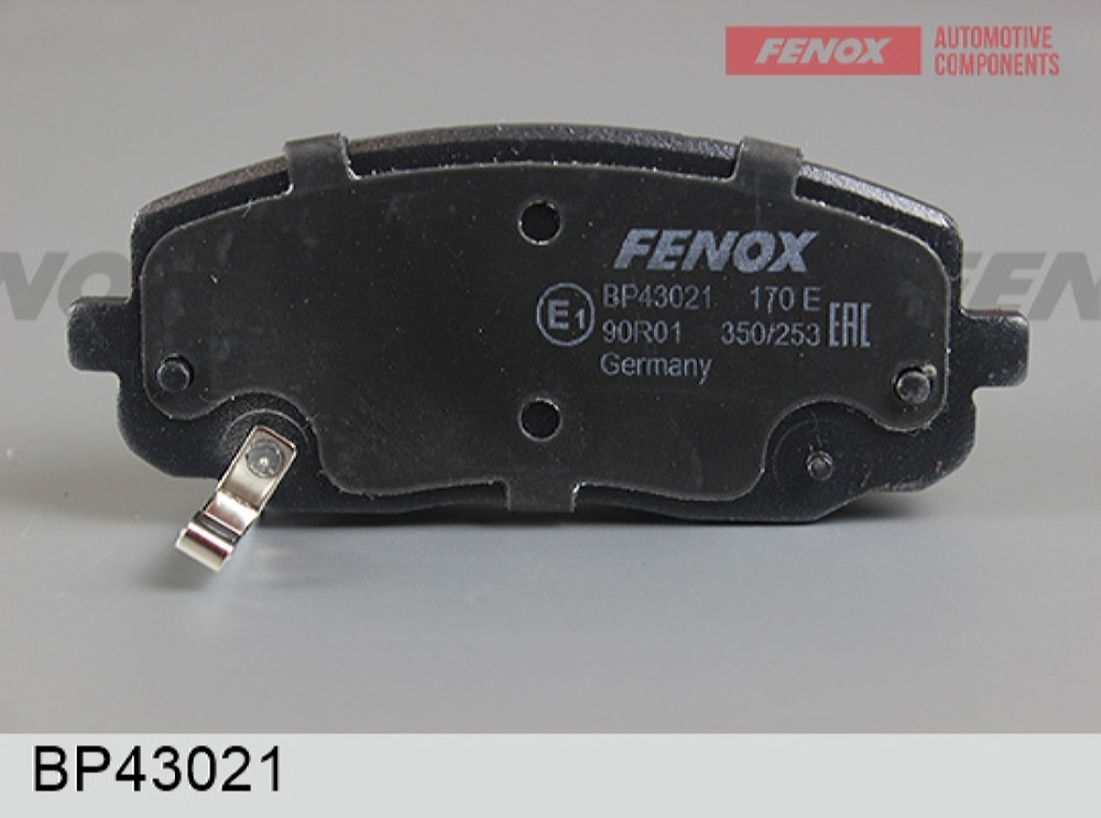 FENOX BP43021 Колодки тормозные дисковые | перед прав/лев |
