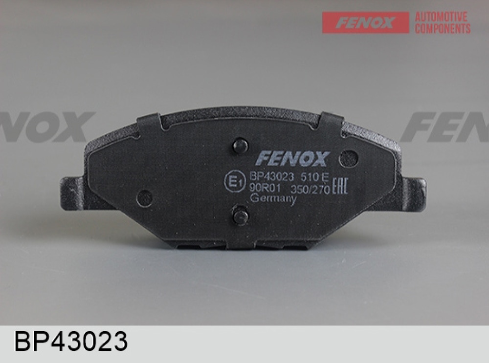 FENOX BP43023 Колодки тормозные дисковые | перед прав/лев |