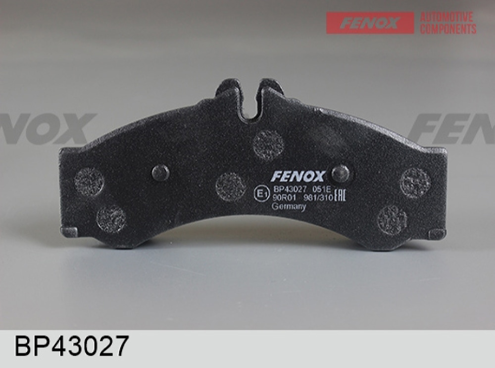 FENOX BP43027 Колодки тормозные дисковые Mercedes-Benz Sprinter 95-06, VW LT 96-06