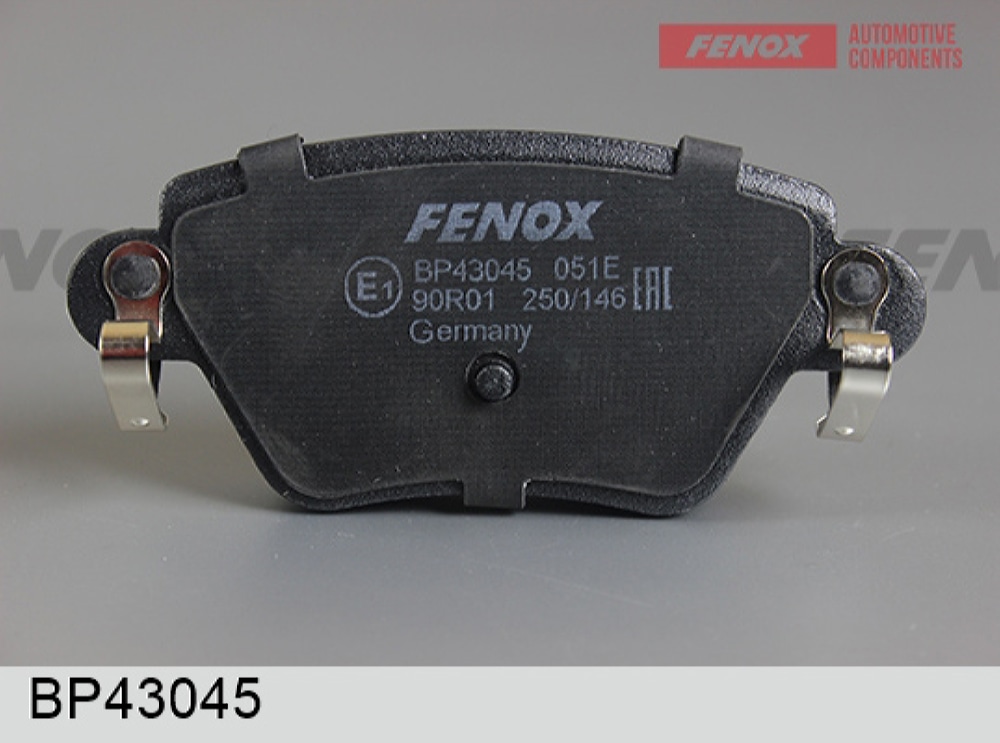 FENOX BP43045 Колодки тормозные дисковые Ford Mondeo III 00-07, Jaguar X-Type 01-09, Renault Kangoo 01-