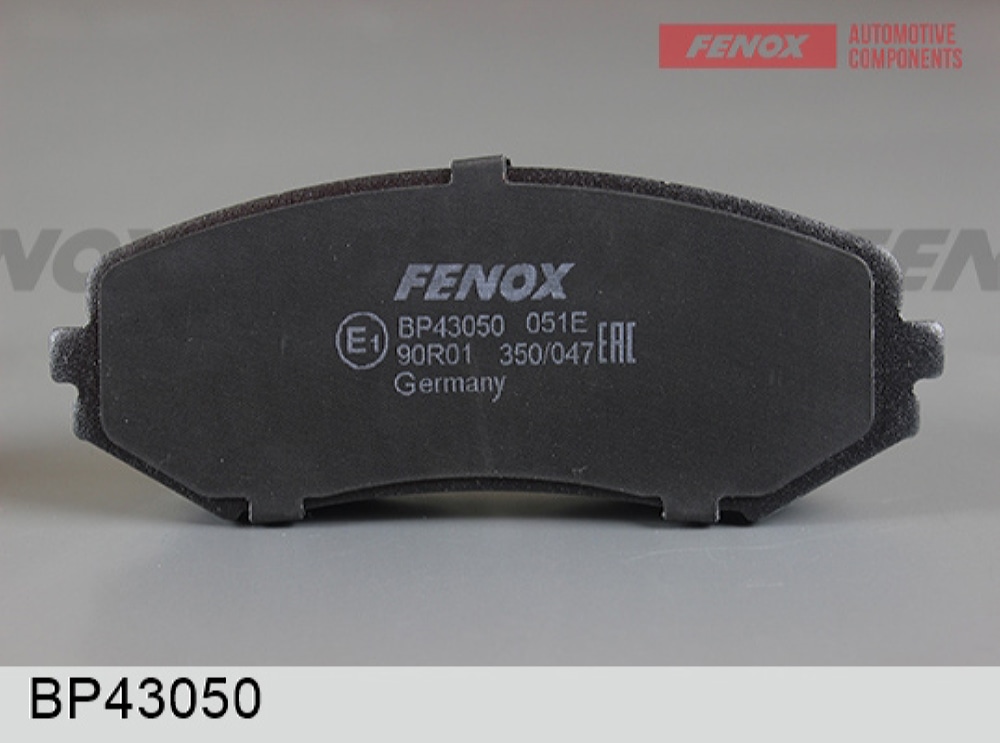 FENOX BP43050 Колодки тормозные дисковые | перед прав/лев |