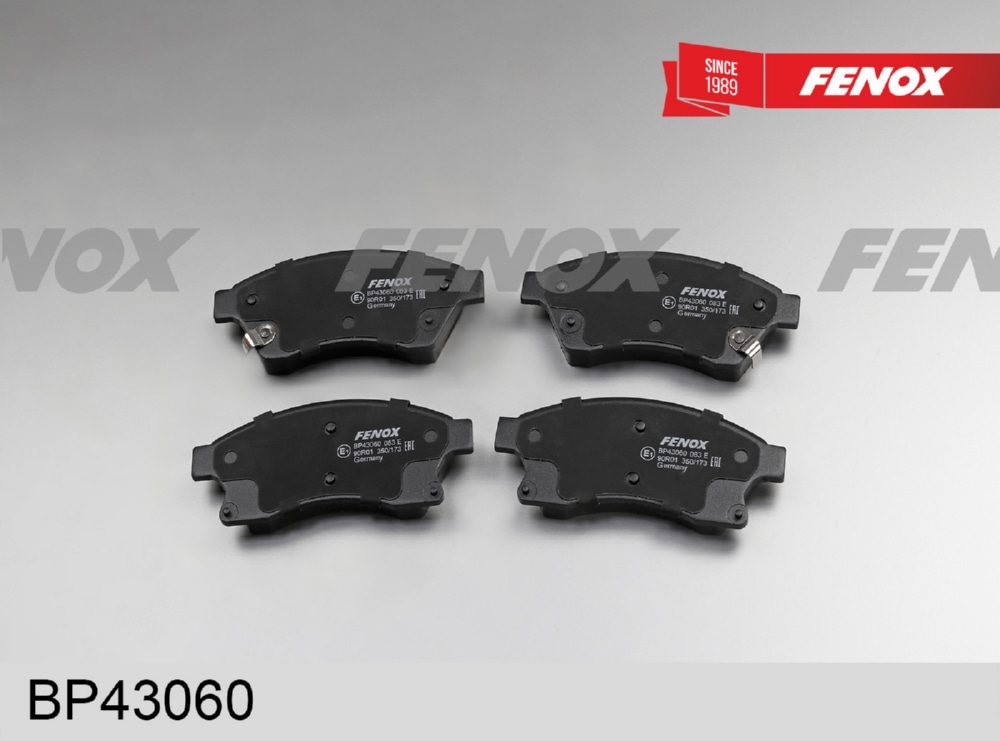 FENOX BP43060 Колодки тормозные CHEVROLET CRUZE/OPEL ASTRA J 16  10- передние