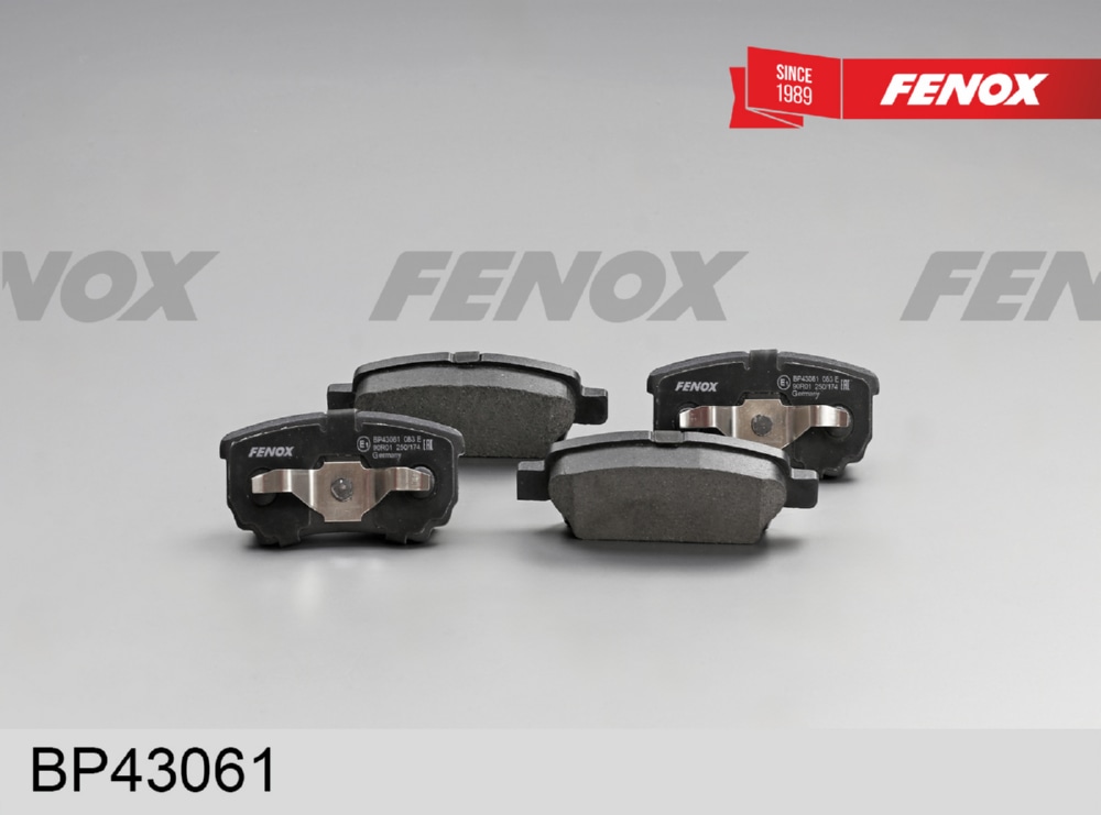 FENOX BP43061 Колодки тормозные дисковые Mitsubishi Lancer 03-, Outlender 03-06