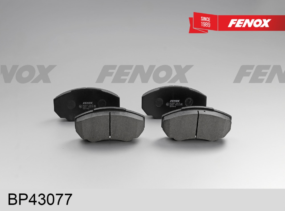 FENOX BP43077 Колодки торм.пер.